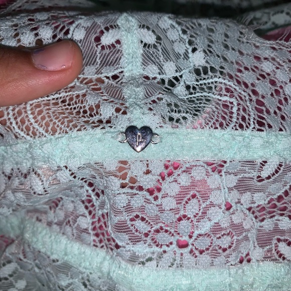 Mint green push up high neck bra - Picture 4 of 5